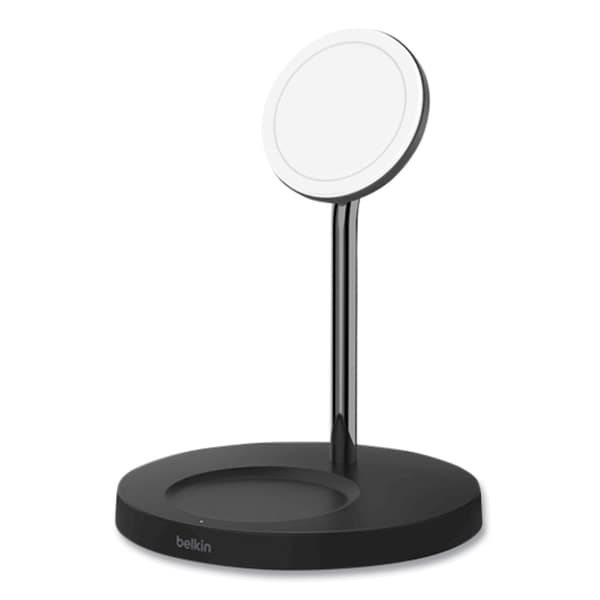 Belkin BOOST CHARGE Pro 2-in-1 Wireless Charger Stand, 15 W, Black - WIZ010TTBK