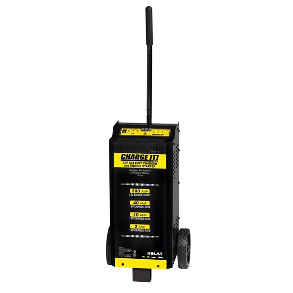 Clore Automotive CHARGE IT! Wheel Battery Charger 12 Volt, 40/10/2/200 Amp - 4735