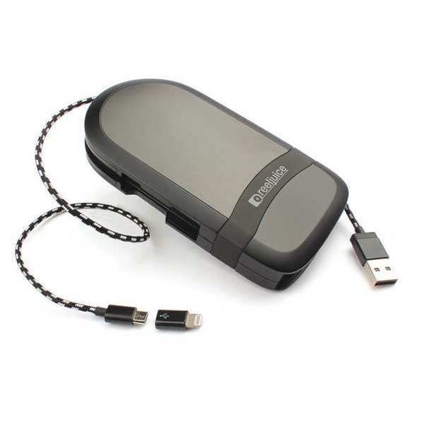 Lynktec Portable Power Charger USB, Reeljuice 3X - LTRJ-0003-USB-BK