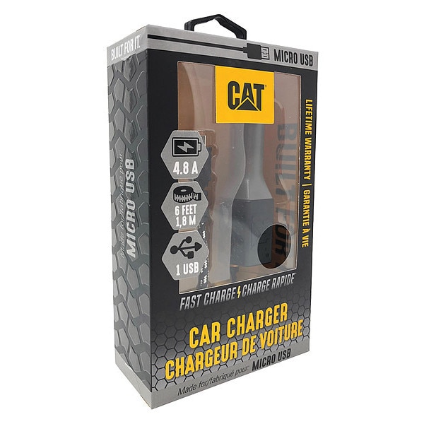 Cat USB Car Charger, Charges Up To 2 Devices - CAT-CLA-M