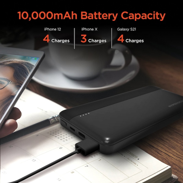Hypergear USB-C Fast Charge Power Bank for iPhone and Android (10,000 mAh) - 15457