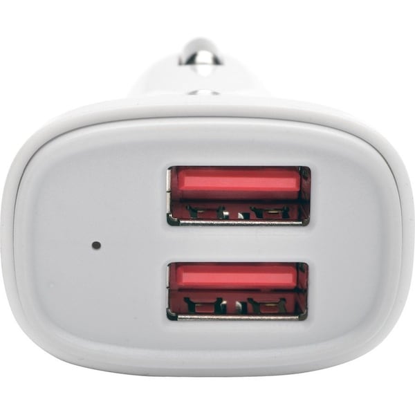 Tripp Lite USB CAR CHARGER DUAL-PORT WITH AUTOSENSING 5V 4.8A FAST CHARGER - U280-C02-S2
