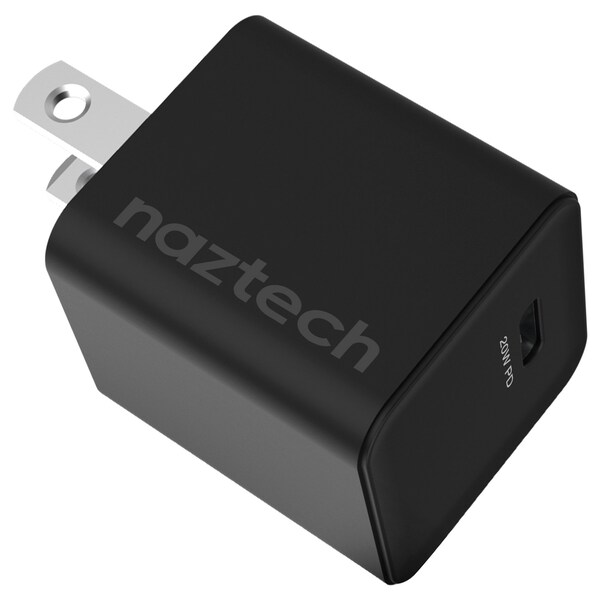 Naztech 20-Watt Power Delivery Mini Fast Wall Charger Black - 15441