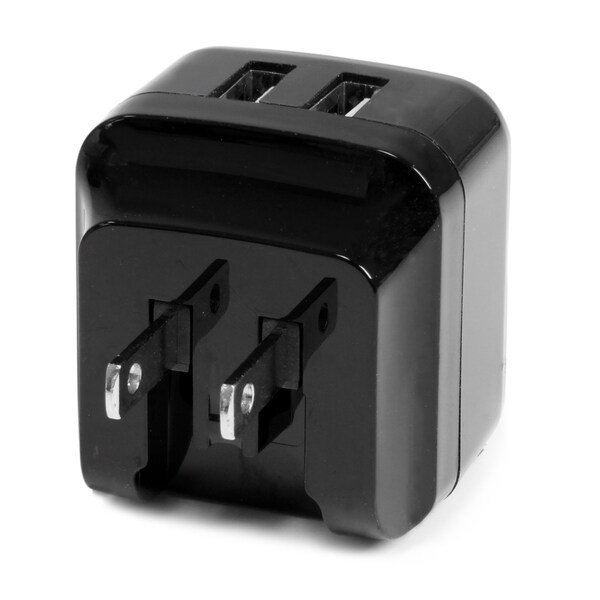 Startech.Com 2 port USB Travel Wall Charger 17W / 3.4A - 110V/220V - USB2PACBK