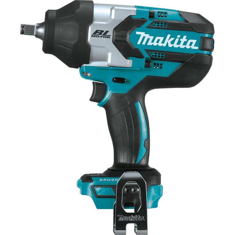 Llave de impacto sin escobillas Makita 18V LXT de alto torque sin cable de ion de litio de 1/2 pulgada (solo herramienta) - XWT08XVZ
