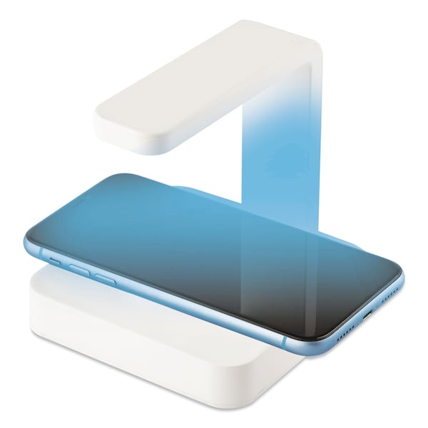 Itek Sterilizer and Wireless Phone Charger, White - UV-6/1782