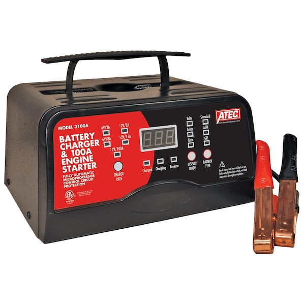 Associated Amp 12V 15/2 Amp Portable Charger, 100 - ASO3100A