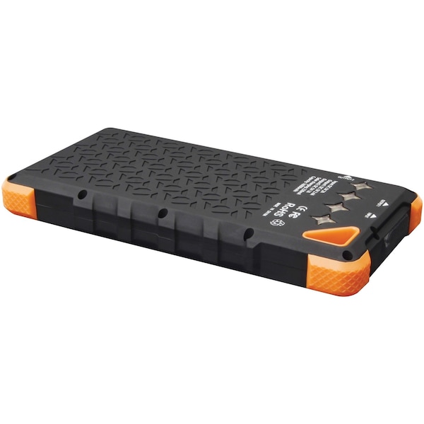 Toughtested ROC16 16,000 mAh Solar Charger and Wireless Portable Power Bank with Flashlight - TT-PBW-SW16