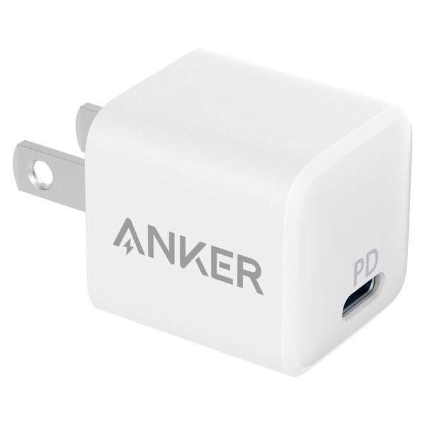 Anker Powerport 3 Nano Usb C Wall Charger 20w, White - A2634J23-2