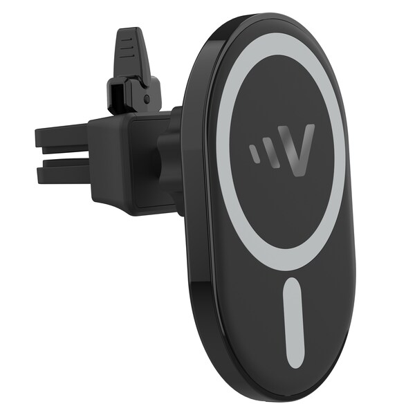 Ventev 15W Magnetic Wireless Car Charger Mount, Black - MCMNT-CAR257463