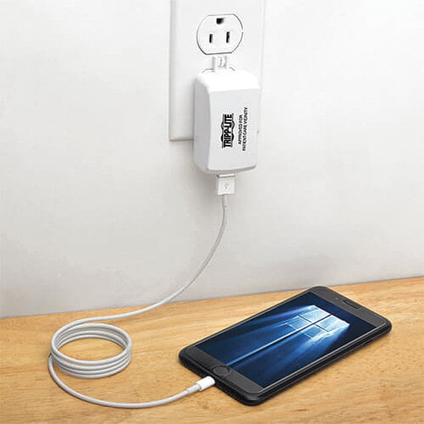 Tripp Lite USB Wall Outlet Charger, White - U280-001-W2-HG