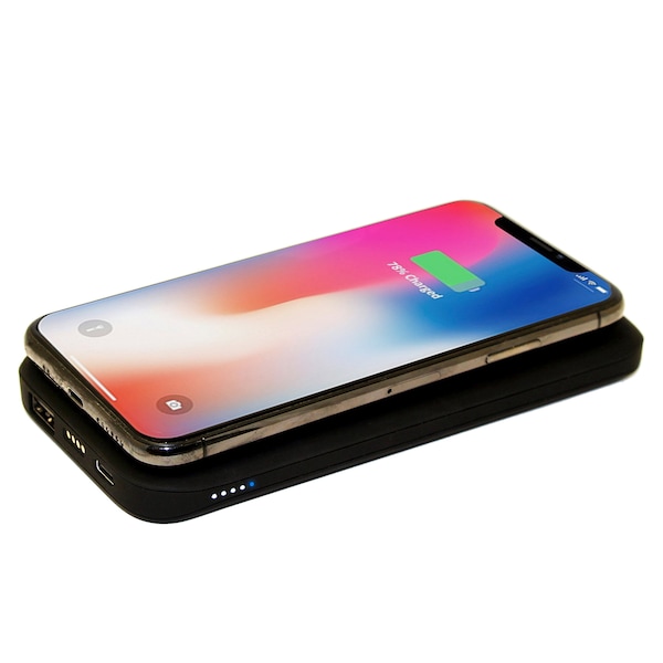Ventev Wireless Battery Charge Stand 10W 10,000 mAh, Black - WLSBATTSTNDVNV