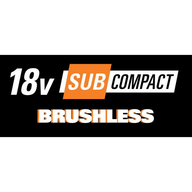 Juego de Llave de Impacto Inalámbrica RIDGID 18V SubCompact Brushless de 1/2 pulgadas con Batería de 2.0 Ah, Cargador de 18V y Bolsa - R87208K