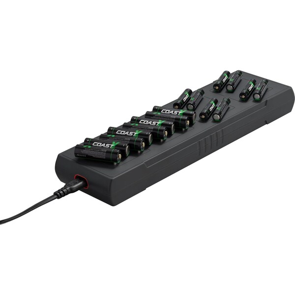 Coast Cutlery USB-C Port Charging Station with 16 USB-C Ports with AC Plug - 31190