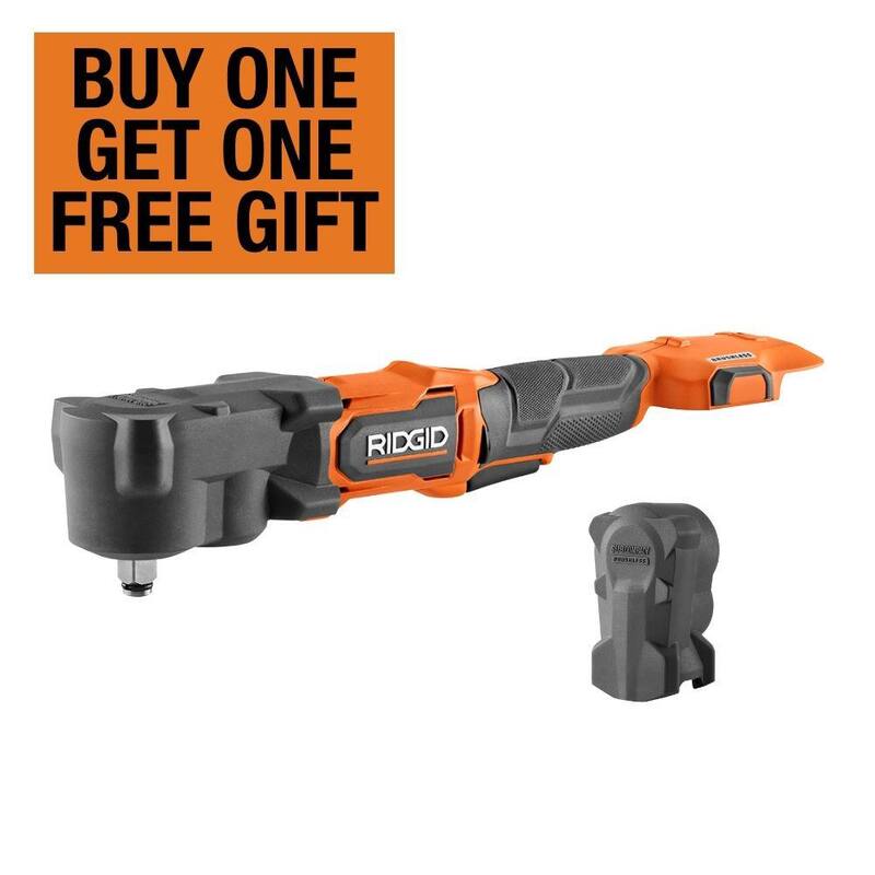 Llave de Impacto Angular Derecho SubCompact 1/2 pulg. Inalámbrica sin escobillas de 18V RIDGID con Protector (Herramienta únicamente) - R8721B-AC13B06