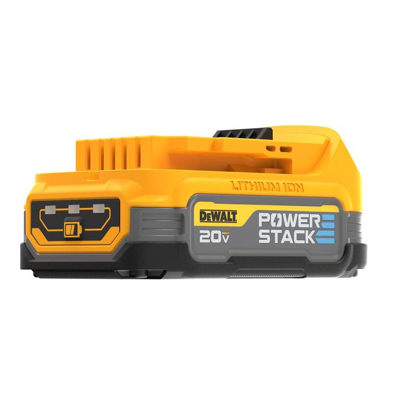 Llave de impacto inalámbrica DEWALT 20V 1/2" y Kit de inicio de batería compacta POWERSTACK de 20V MAX - DCF921BWP034C