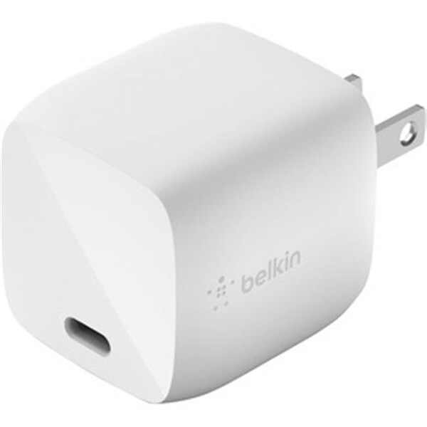 Belkin Belkin International BLKWCH001DQWH Dual USB-C PD GAN Wall Charger - BLKWCH001DQWH