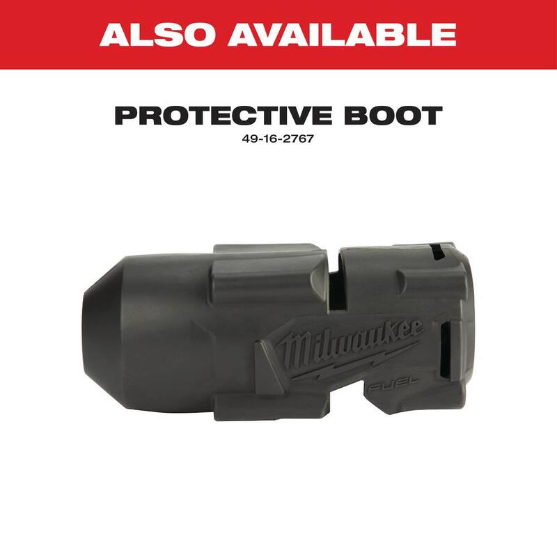 Llave de impacto inalámbrica sin escobillas Milwaukee M18 FUEL ONE-KEY de 18V con anillo de fricción y juego de vasos de impacto - 2863-22R-49-66-6803
