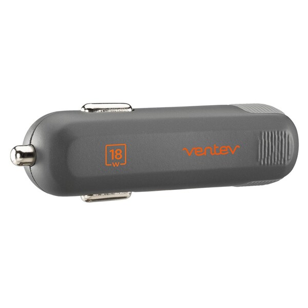 Ventev Pd 18w Dashport Pd1180 Usb C Car Charger, Gray - DPPD1180VNV