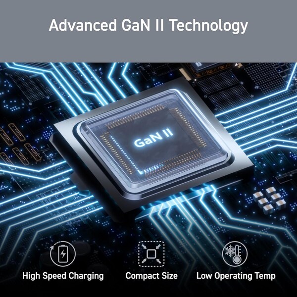 Elecom 65W Smart PD-PPS USB Charger, GaN II Fast Charging, Thermal Protection, TypeC x 1 - EC-AC6365BK