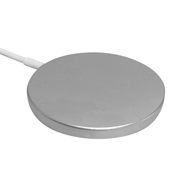 Zunammy Portable Wireless Charging Pad with Magentic Pad, White - ZTWC020WT