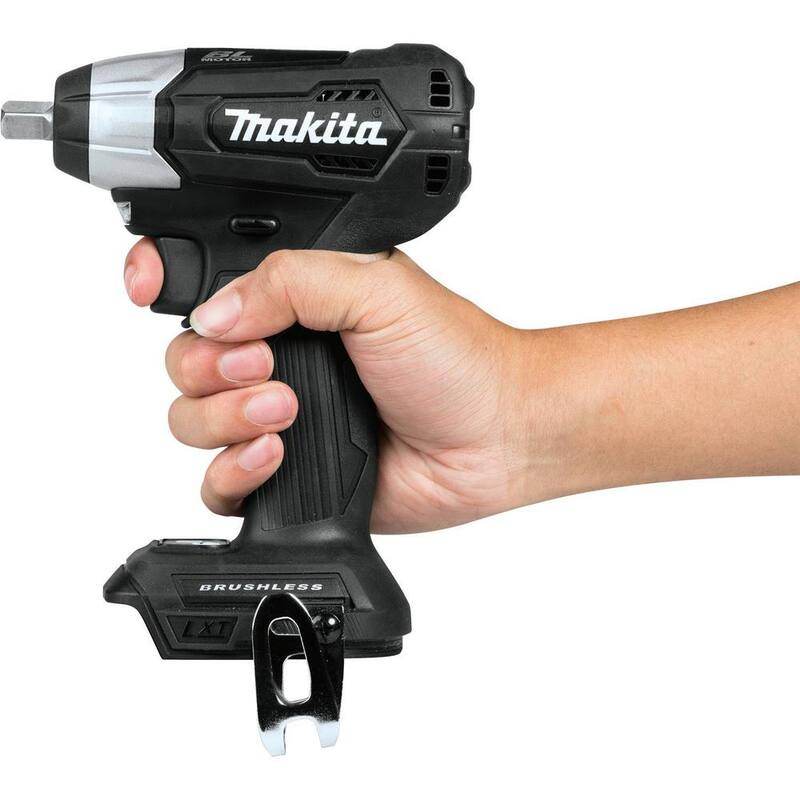 Llave de impacto inalámbrica sin escobillas de litio compacta de 18V LXT de Makita 1/2 pulg. Cuadrado (herramienta solo) - XWT13ZB