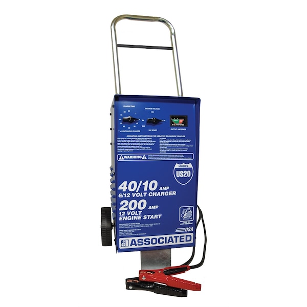 Associated Wheel Charger/Analyzer 6/12V 40/40/10 Amps W/ 200A Boost - ASOUS20