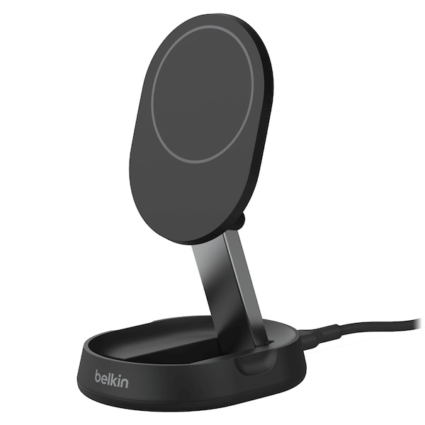 Belkin Boost Charge Pro Convertible Magnetic Wireless Charging Stand With Qi2 15w, Black - WIA008TTBK