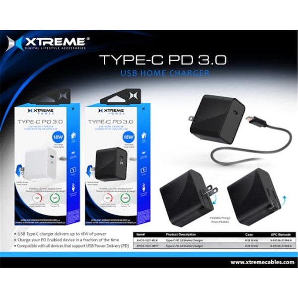Livewire Type-C PD 3.0, USB Home Charger, White - LI3828435
