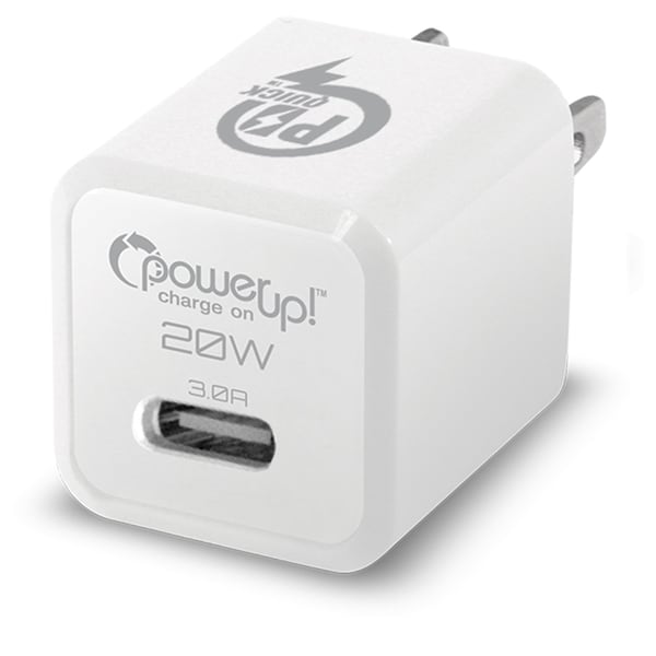 Power Up! USB Charger-Wall Plug 20w 1 Port USB-C - 191-05671