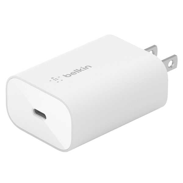 Belkin Boost Charge 25w Usb C Pd Pps Wall Charger, White - WCA004DQWH