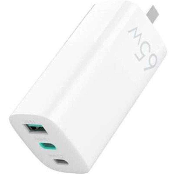 4Xem 65 watt 1 x USB-A White PD Charger - 4XGAN00165WW