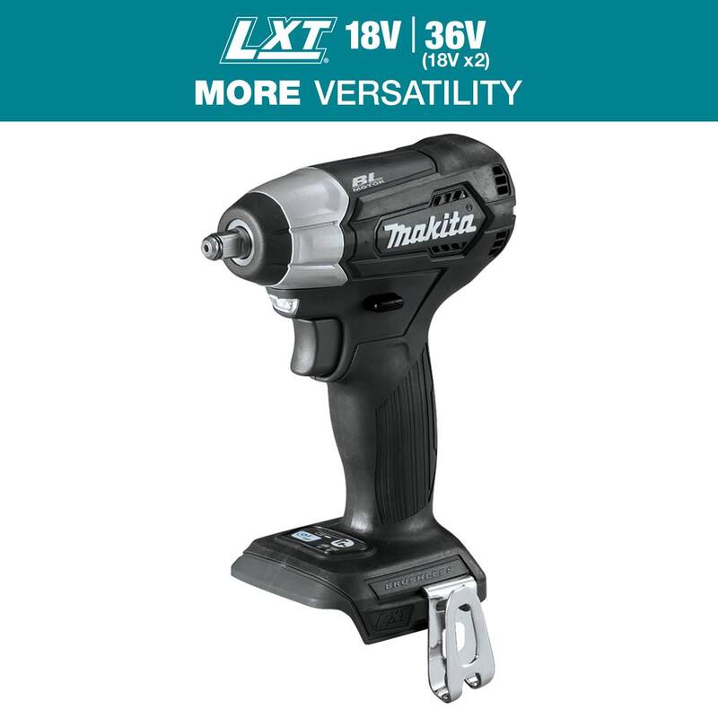 Llave de impacto inalámbrica compacta de 18V LXT de 3/8 pulg. con motor sin escobillas de iones de litio (solo herramienta) - XWT12ZB