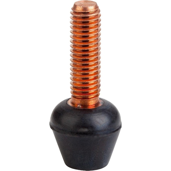 Kipp Thrust Screw D=M08X26 H=43 Steel, Comp:Neoprene - K0690.081