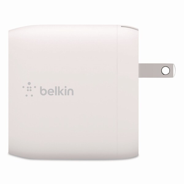Belkin BOOST CHARGE Dual USB-A Wall Charger, White - WCB002DQWH