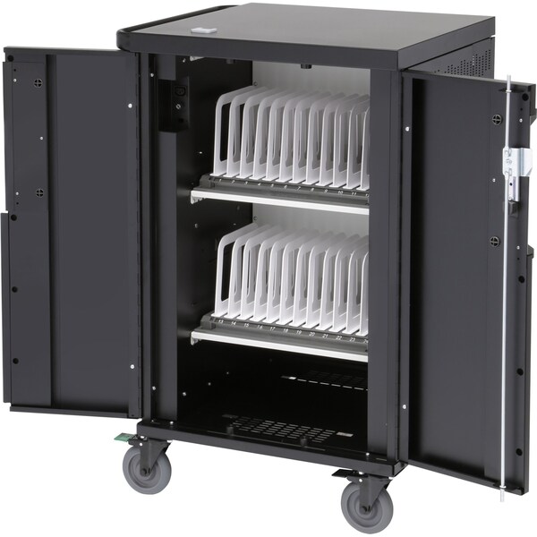 Bretford 2 Shelves, Store And Charge Up To 24 Devices, Ac Charging - TCOREX24