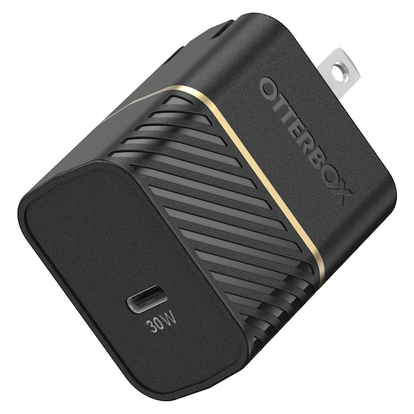 Otterbox Usb C Pd Gan Wall Charger 30w, Black Shimmer - 78-81024