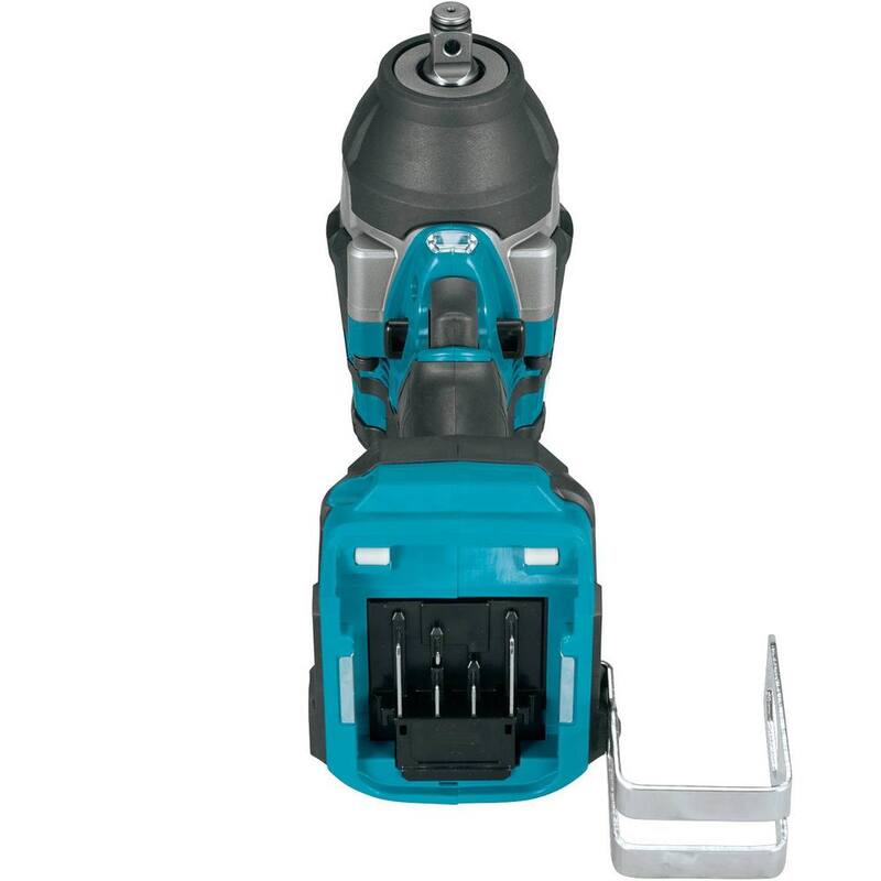 Llave de impacto inalámbrica sin escobillas de velocidad media de 4 velocidades Makita 40V max XGT con anillo de fricción en el yunque (solo la herramienta) - GWT07Z