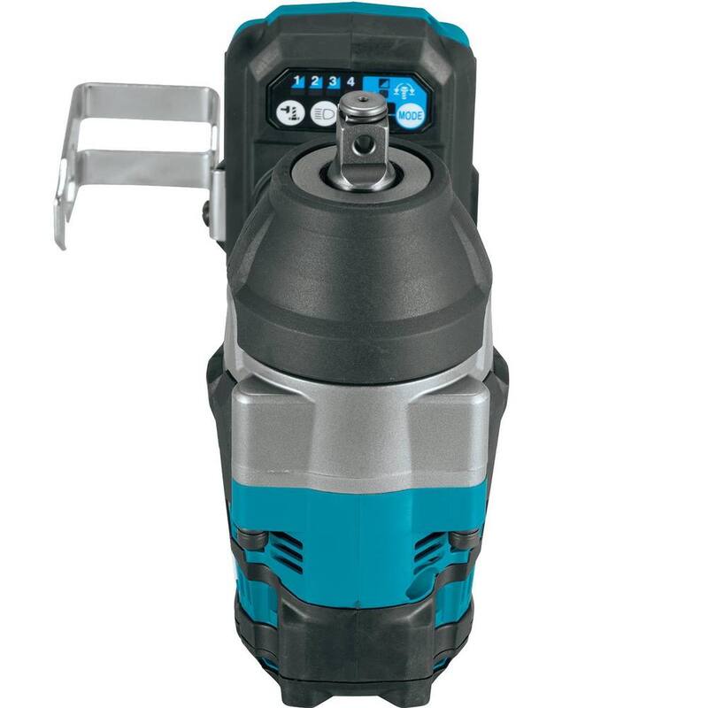 Llave de impacto inalámbrica sin escobillas de velocidad media de 4 velocidades Makita 40V max XGT con anillo de fricción en el yunque (solo la herramienta) - GWT07Z