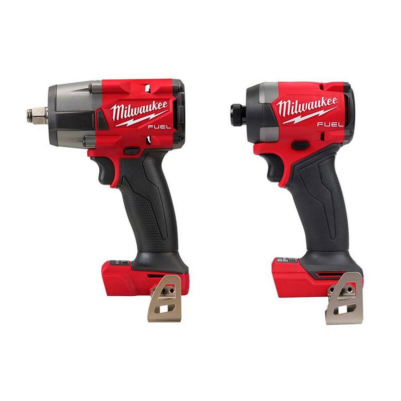 Milwaukee M18 FUEL Gen-2 18V Llave de impacto inalámbrica de medio torque sin escobillas de 1/2 pulgada con control de torque y destornillador de impacto Hex de 1/4 pulgadas - 2962-20-2953-20