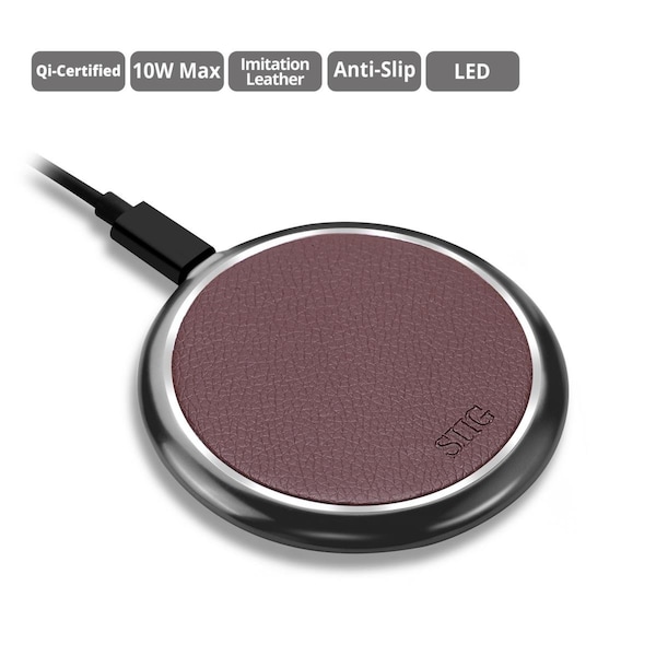 Betterbattery Premium Wireless Smartphone Charger Pad - Brown - BE3455746
