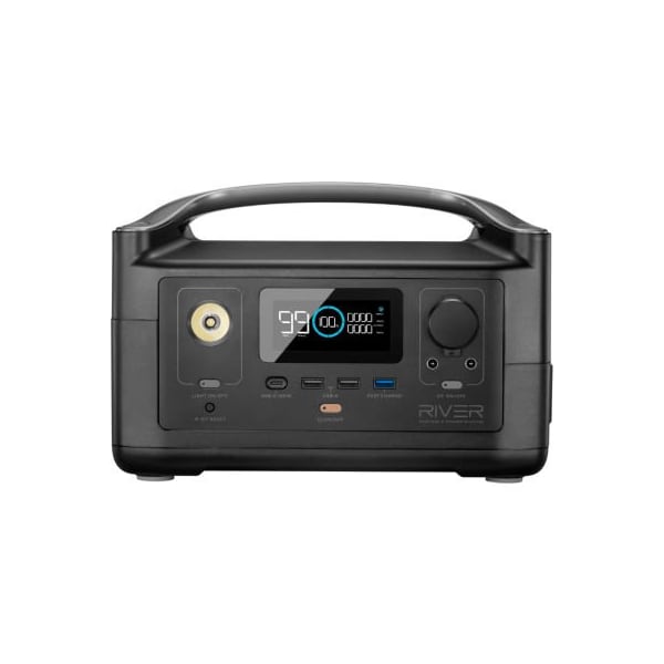 Ecoflow EcoFlow RIVER Portable Power Station, 288wh, Black - EFRIVER600-AM