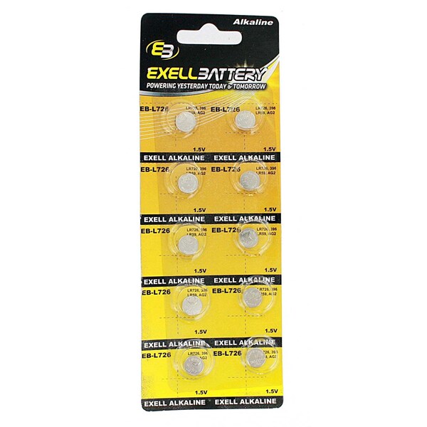 Exell Battery 81pc Essential Batteries Kit CR2032 CR927 L1121 L736 L726 & Watch Opener - EB-KIT-130