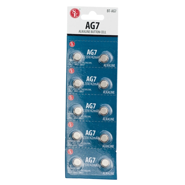 Exell Battery 10pk Exell Alkaline 1.5V Watch Battery Replaces AG7 LR926 399 - EB-L926