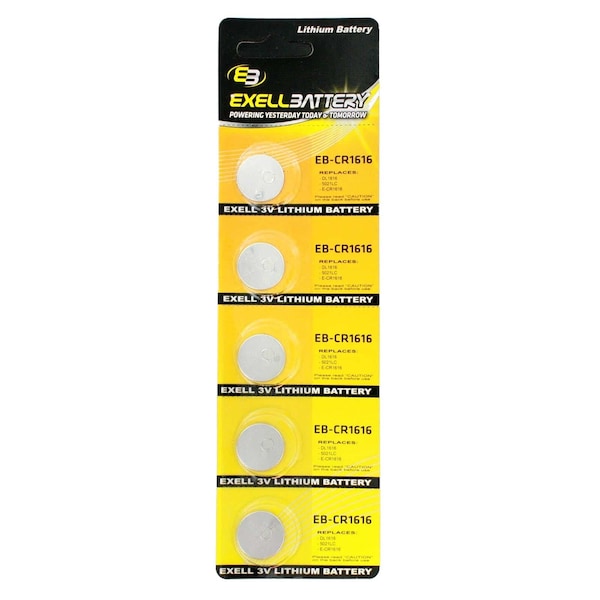 Exell Battery 81pc Essential Batteries Kit L1154 L1131 CR1616 CR2032 SR927 & Watch Opener - EB-KIT-125