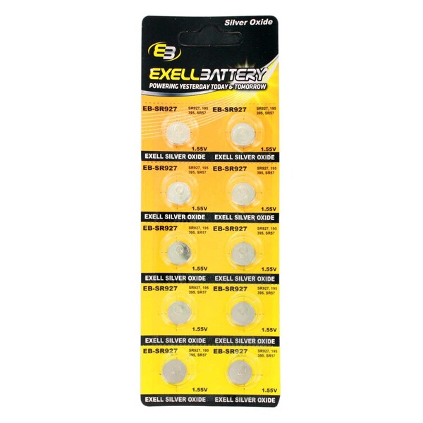 Exell Battery 81pc Essential Batteries Kit L1154 L1131 CR1616 CR2032 SR927 & Watch Opener - EB-KIT-125