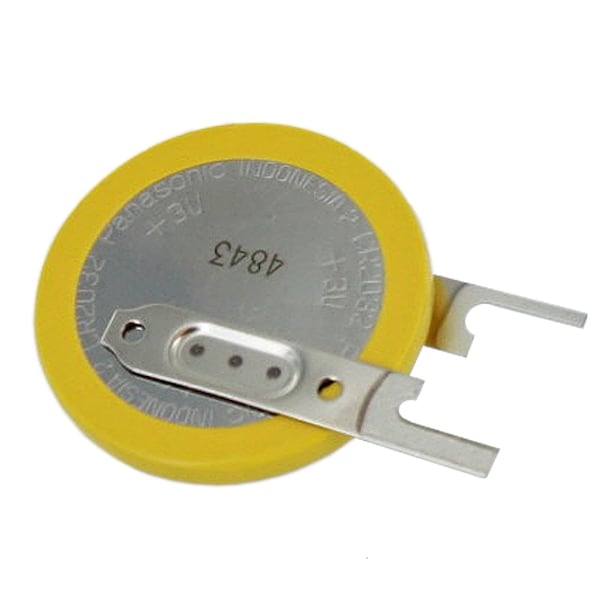 Panasonic CR-2032/VC1N 3V Lithium Coin Battery Horz 2 Pins PC CMOS - CR-2032/VC1N