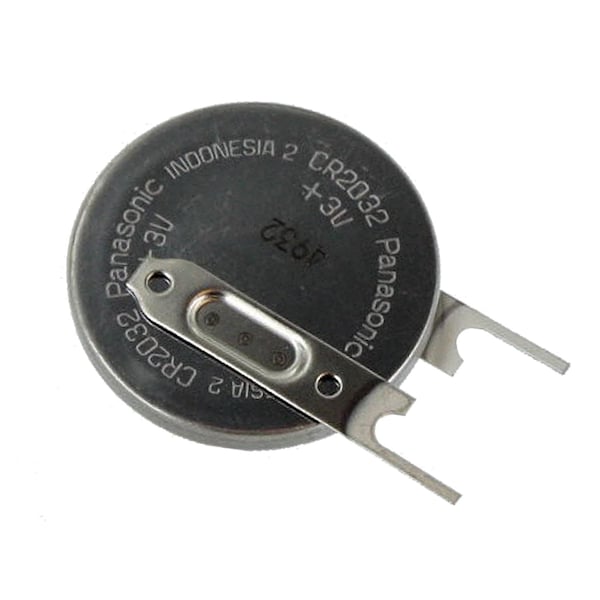 Panasonic CR-2032/VBN 3V Lithium Coin Battery Vert 2 PC Pins PC CMOS RTC BIOS - CR-2032/VBN