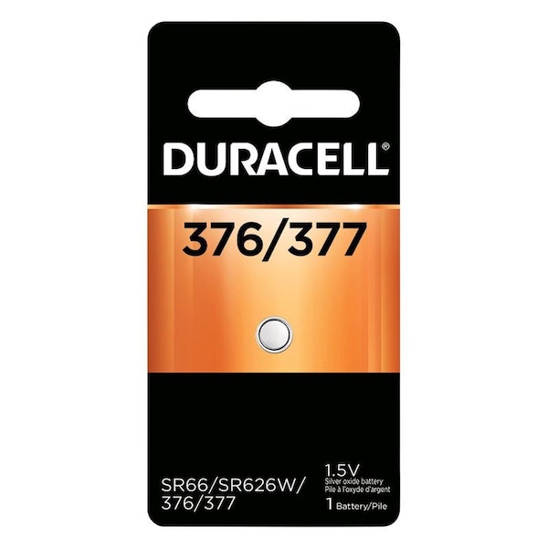 Duracell Duracell Button Cell General Purpose Battery - For Multipurpose - 28 mAh - 1.5 V DC - 1 Each - D377BPK