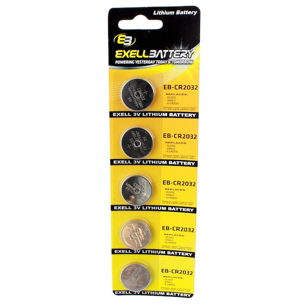 Exell Battery 45pc Essential Batteries Kit 23A A28PX L1154 CR2032 CR2025 & Watch Opener - EB-KIT-108